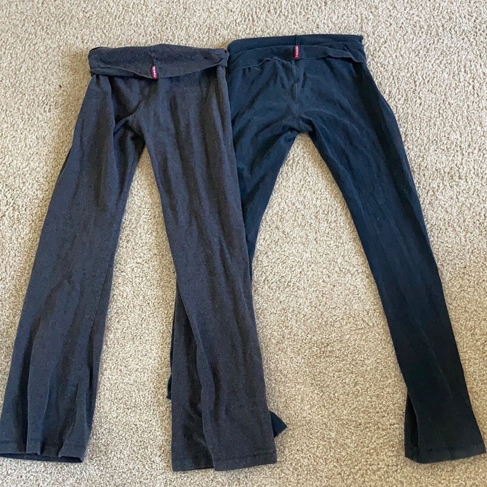 2 Pairs of Hard Tail Yoga Pants / Flared Leggings